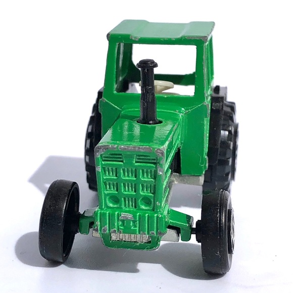 Majorette Mini Tractor 208 green diecast vintage 1990s France 1:65 farm vehicle - Picture 2 of 15